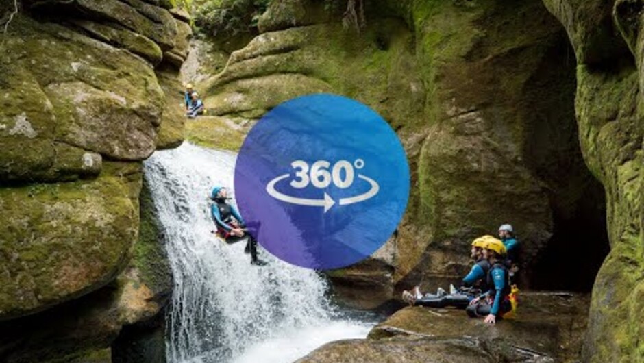 Canyoning New Zealand - 360 video - Abel Tasman Canyons