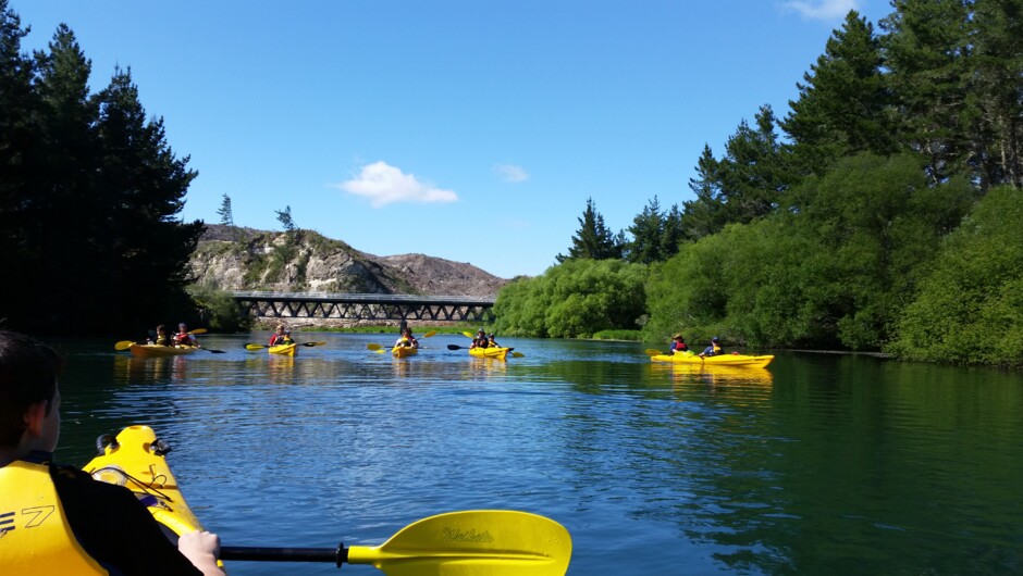 Kayak along the Waikato River past geothermal wonders then walk though the hidden geothermal valley of Orakei Korako.