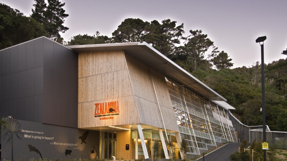 The Zealandia Visitors Centre.