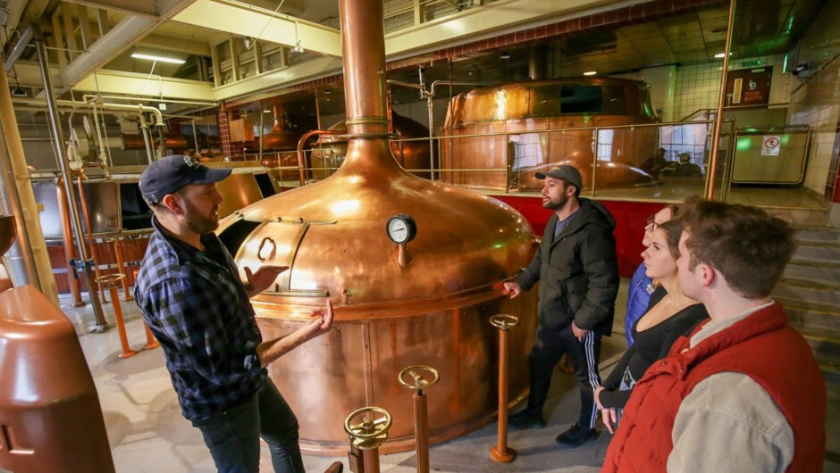Spend some time on the historic brew floor and learn about the brewing process from our experienced guides.