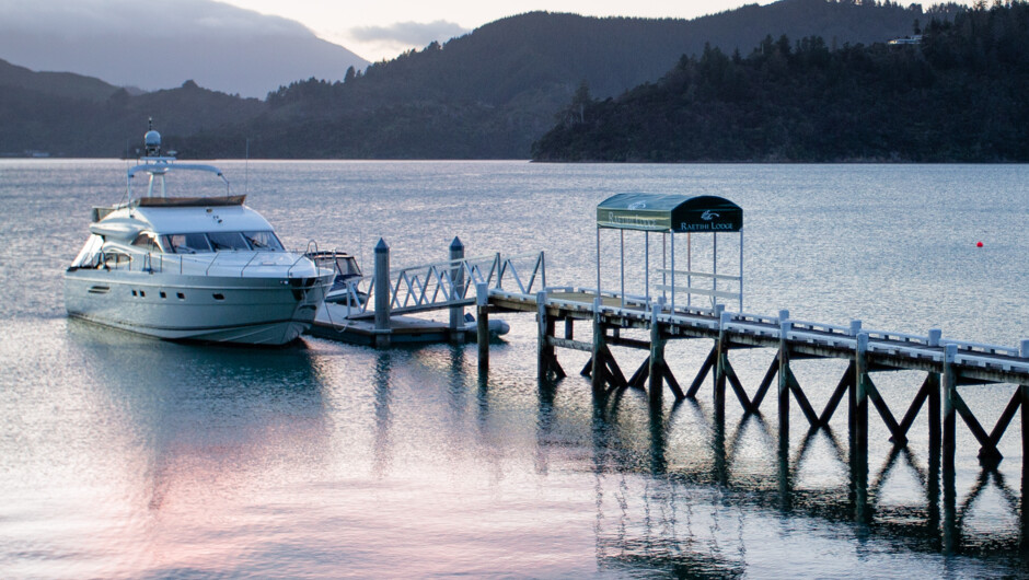 Own Private Jetty with convenient floating jetty and 3 x moorings for your use.