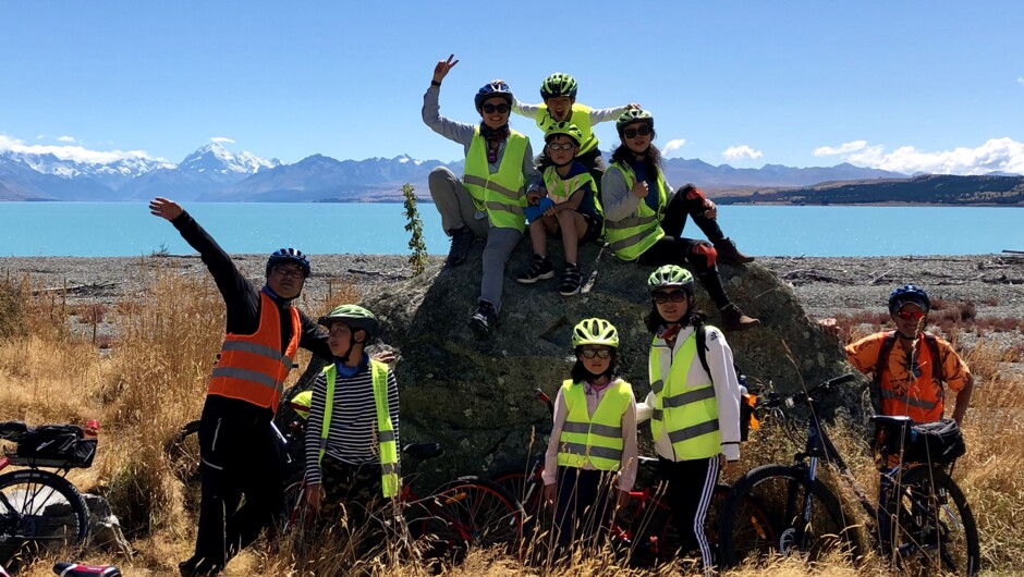Lakeland Explorer offers fully-supported trips for larger groups. Pictured: Alps 2 Ocean Cycle Trail by Lake Pukaki