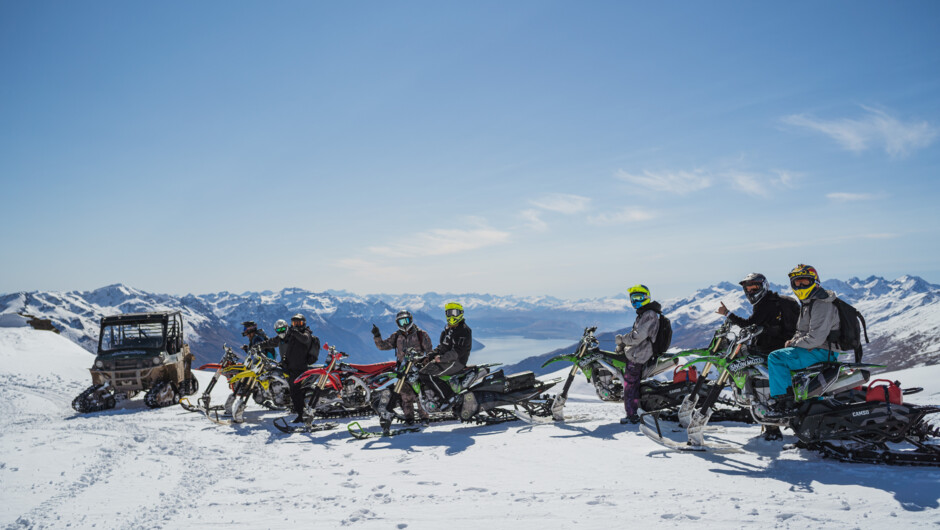 On top of the world with Snowmoto