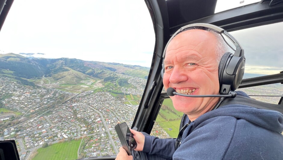 A fantastic way to see Christchurch from the air