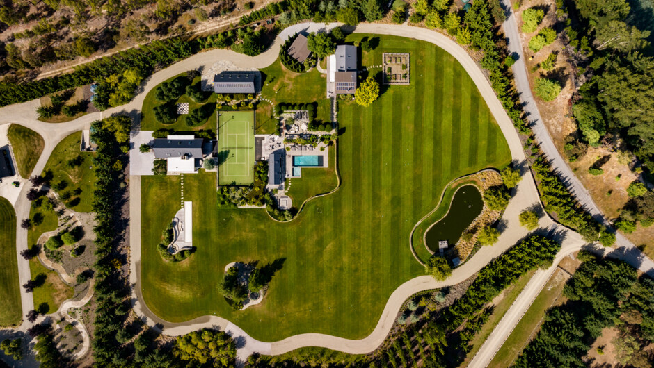 Spanning over 17 acres, it feels like your own private resort.