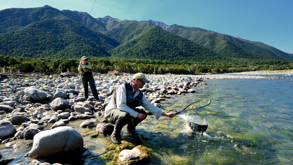 Fly Fishing New Zealand - brown trout success