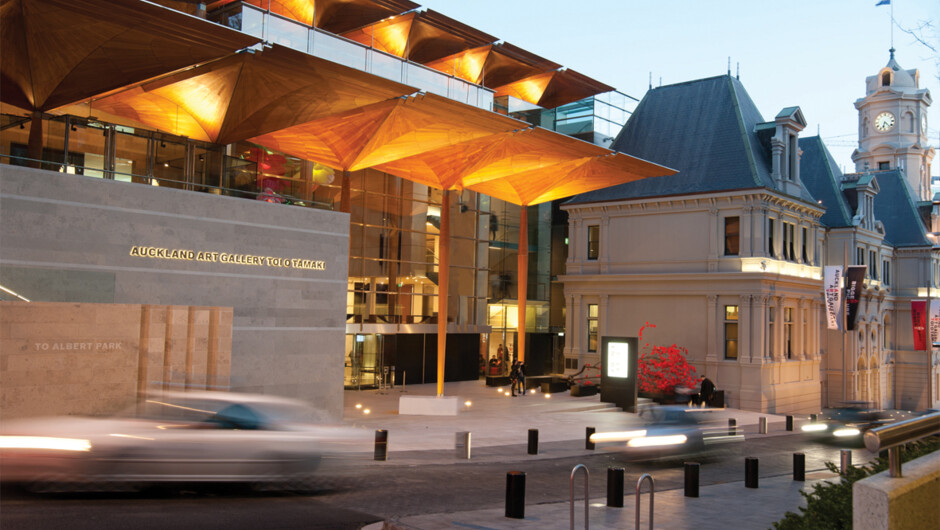 The exterior of Auckland Art Gallery