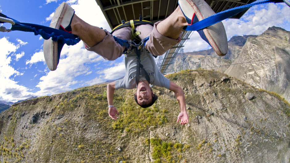 Nevis Swing - you choose your style - forwards, backwards, upside down.