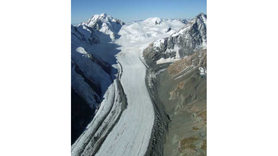 The Tasman Glacier - New Zealand's longest.