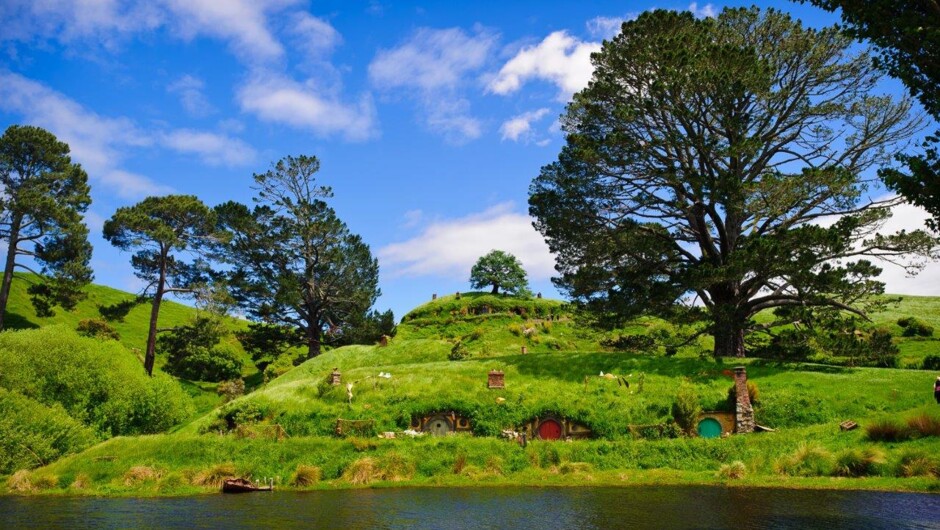 Auckland to Rotorua via Hobbiton Movie Set One-Way Private Tour
