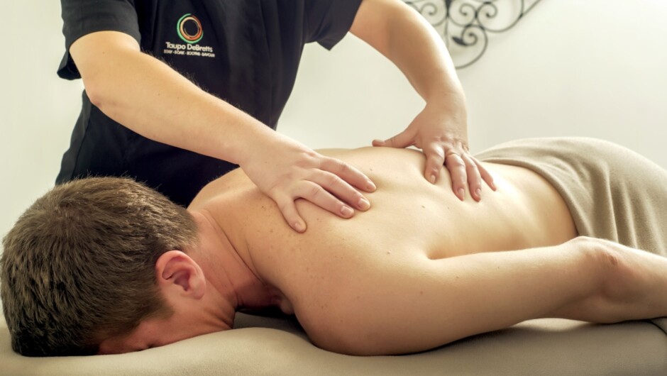 Relaxing massage performed by our professional team.