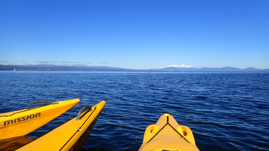 Summer or Winter, Lake Taupō is a stunning place to spend a few hours.