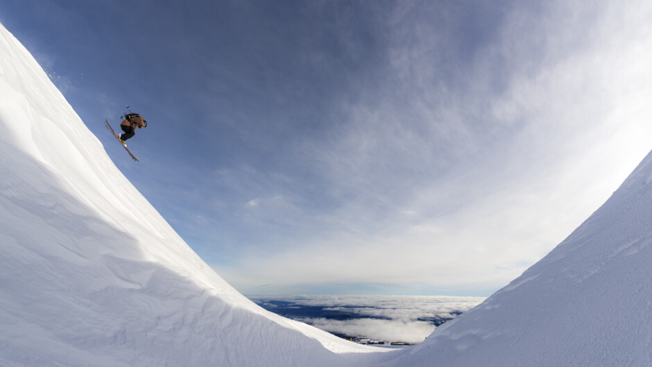 Turoa boasts New Zealand's longest vertical descent at 722m.
