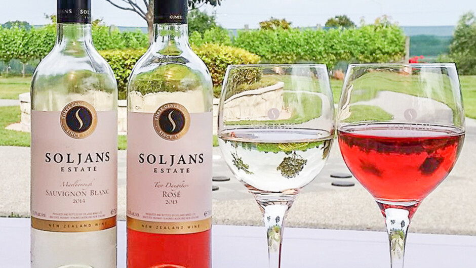 Wine tasting at Soljans Winery