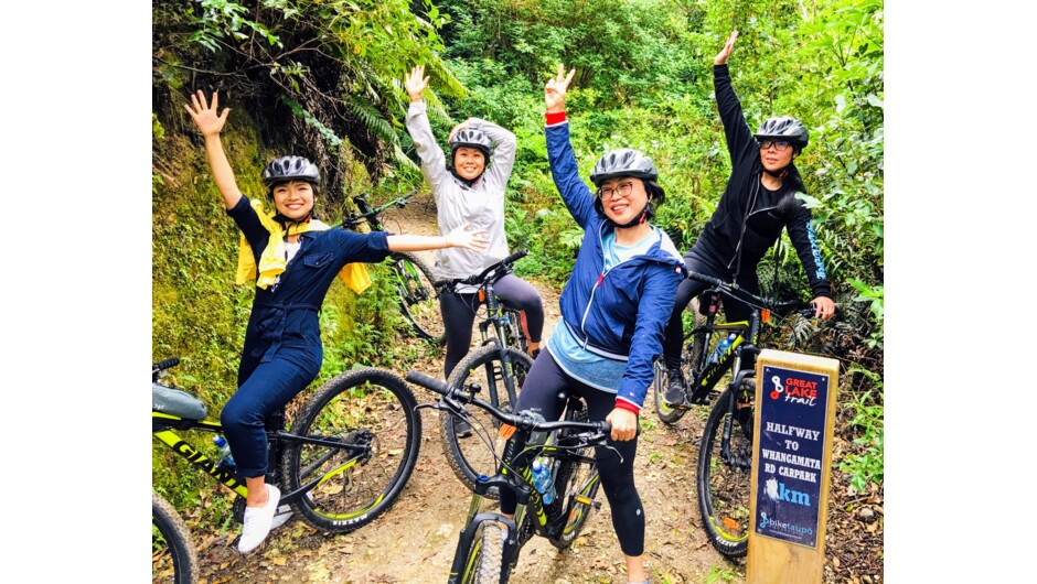 Guided bike tours around stunning Lake Taupo with Chris Jolly Outdoors.