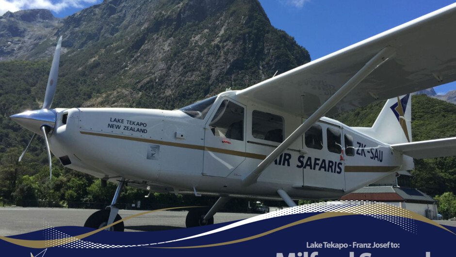Land in Milford Sound and enjoy the incredible fiord and mountain views
