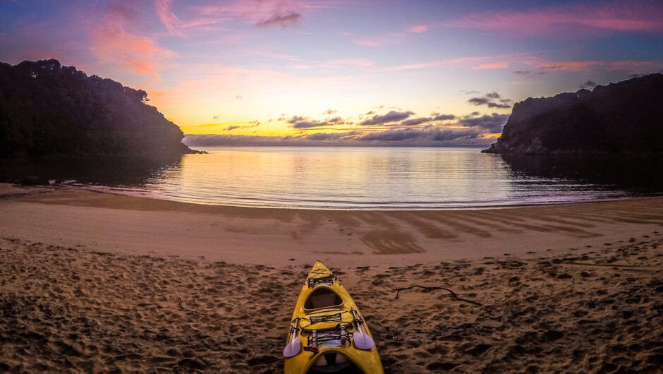 Sunrise kayaking