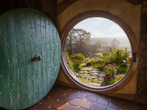 Hobbiton Airbnb View from Hobbit Hole
