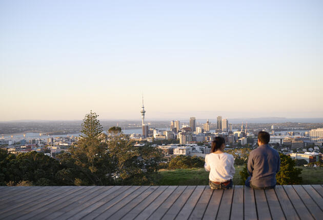 Cross the width of the country in one day. See life in Auckland unfold and explore various landmarks.