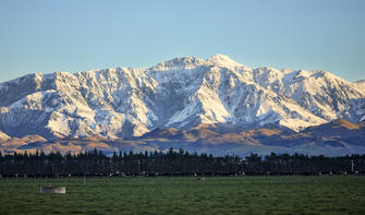 Views of the Southern Alps in Canterbury