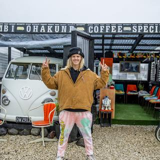 Time for a morning coffee at Kombi Ohakune Coffee Specialists.