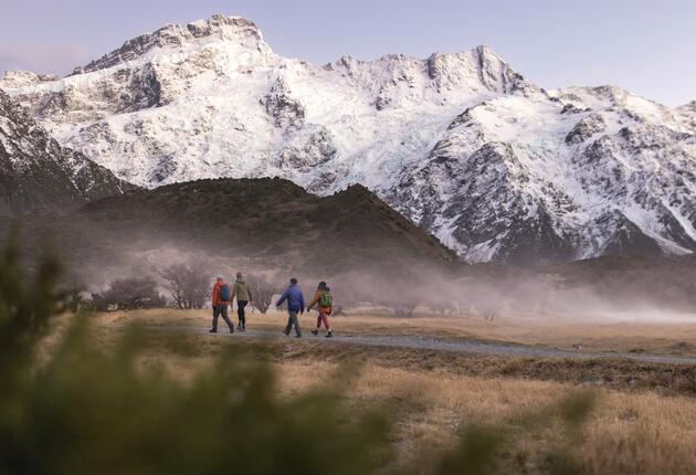 One of the most popular walks in Aoraki / Mt Cook National Park. Pass through Hooker Valley and walk beside the Hooker River. Find out more about this popular track.