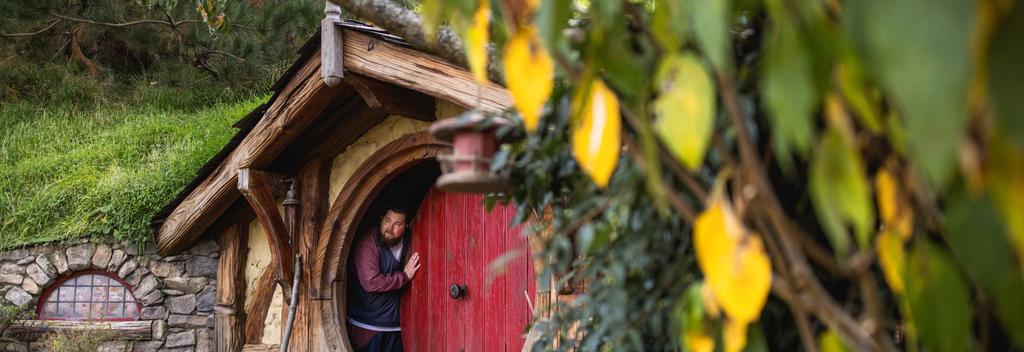 Dust off your feet and unroll your map as you venture into the magical world of Hobbiton™. Your journey awaits.