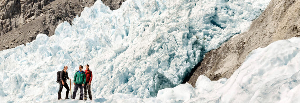 Travel to Franz Josef Glacier with the go to guides. Discover a world of ice and snow, carved from land eons ago. Stand beneath hundred foot ice shelves and ...