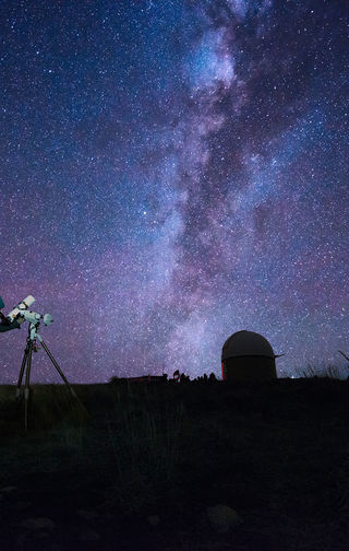 Part of the Aoraki Mackenzie International Dark Sky Reserve