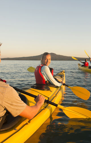 Getting around Auckland&#039;s waters under your own steam is hugely satisfying. Provisions for your days adventure are safely stowed in waterproof hatches, so you can enjoy a gourmet picnic when you reach your Island destination.