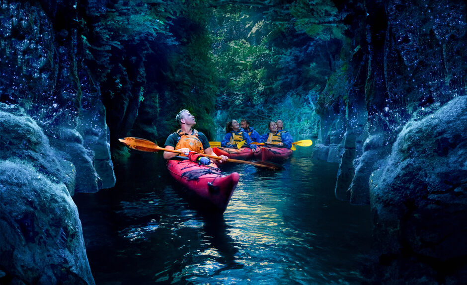 Waimarino Glow Worm Kayak tour