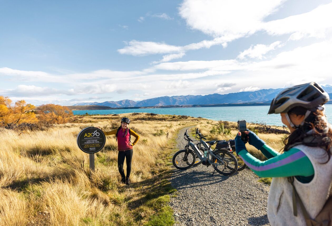 Ride one of the 23 cycle routes or bike trails in New Zealand. Our bike trails traverse rich green areas with varied landscapes.