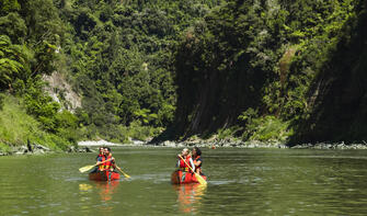 Canoeing Whanganui River