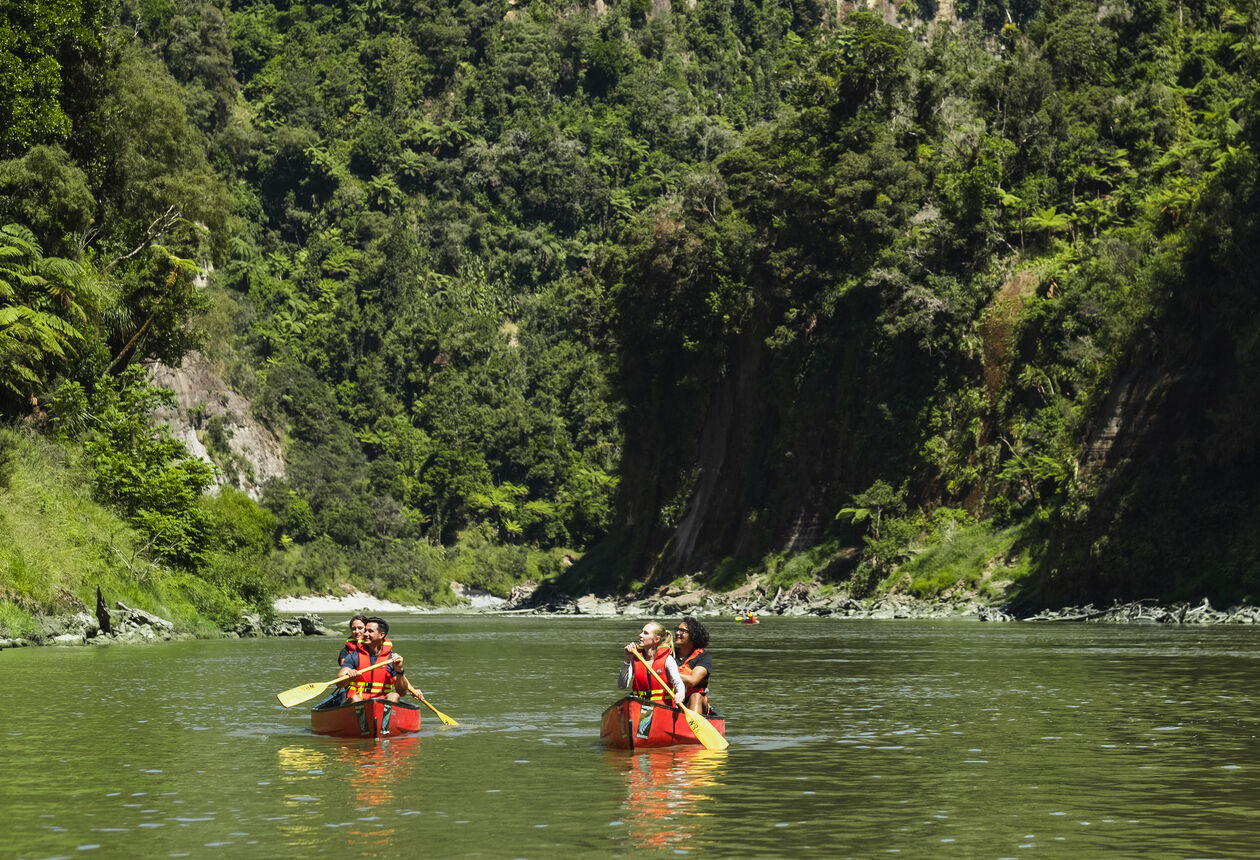 Paddle down the Whanganui River for a memorable trip through a wildly beautiful national park. Find out more about New Zealand's only water based Great Walk, the Whanganui Journey.