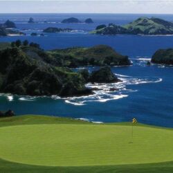 Kauri Cliffs in the Bay of Islands - a Top 100 Golf Course in the World.