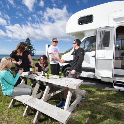 Papamoa Beach Resort Holiday Park &amp; Motels. Seaview Motorhome sites