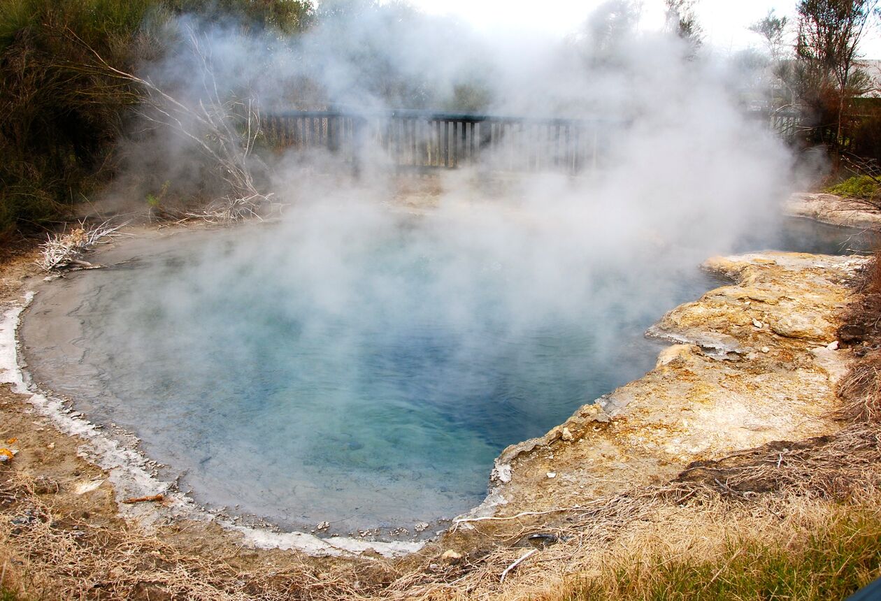 Take a walk and discover the steaming, hissing and bubbling geothermal activity in this informal public park located right next to Rotorua's city centre.