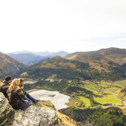 Afternoon tea on top of Queenstown Hill