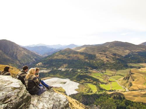 Afternoon tea on top of Queenstown Hill