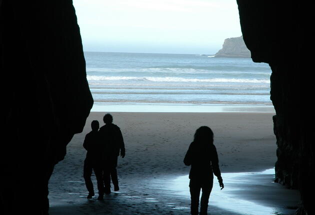 Cathedral Caves and McLean Falls are on opposite sides of the main highway through Southern Otago - be sure to visit them both.