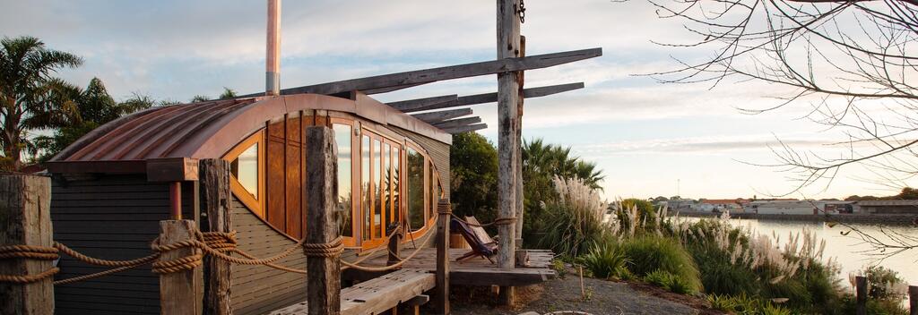 Iona has a generous deck - a great spot for sunsets.