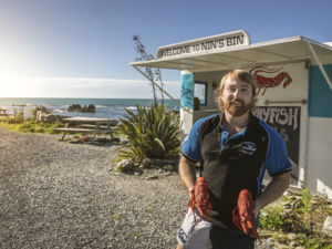 Try some fresh crayfish, straight from the sea