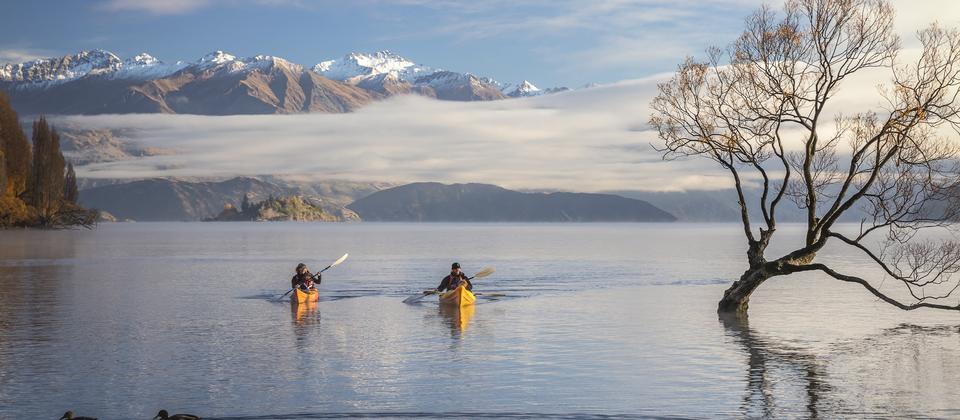 Enjoy an early morning paddle on Lake Wanaka