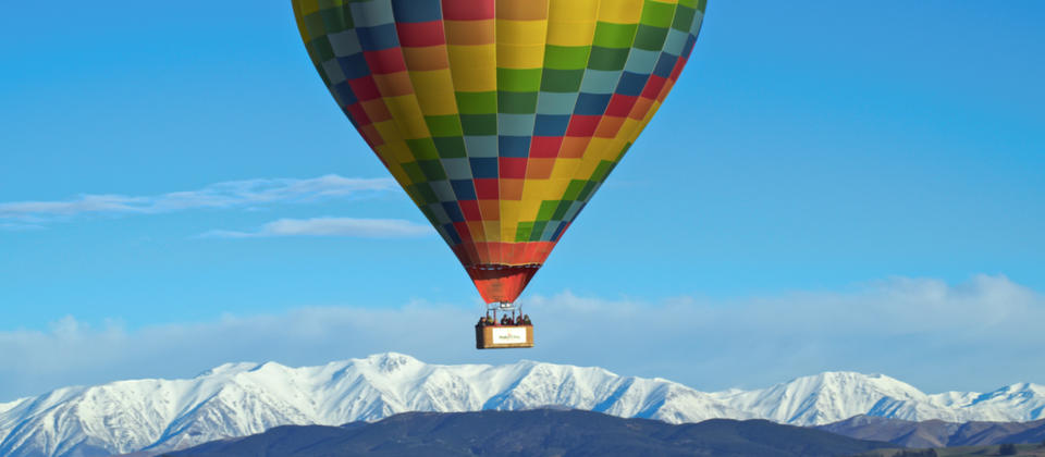 Take flight over Canterbury in a hot air balloon for panoramic views across the region. From your tranquil vantage point, you&#039;ll be able to see all the way to the Pacific Ocean. 