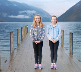 Skiing in the winter, sailing in the summer. Jasmine and Rebecca are pretty grateful to call the Nelson Lakes National Park home.
