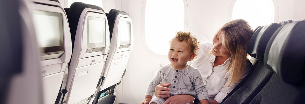 ニュージーランド航空機内