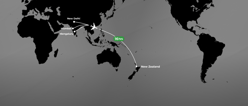 India Flight Map