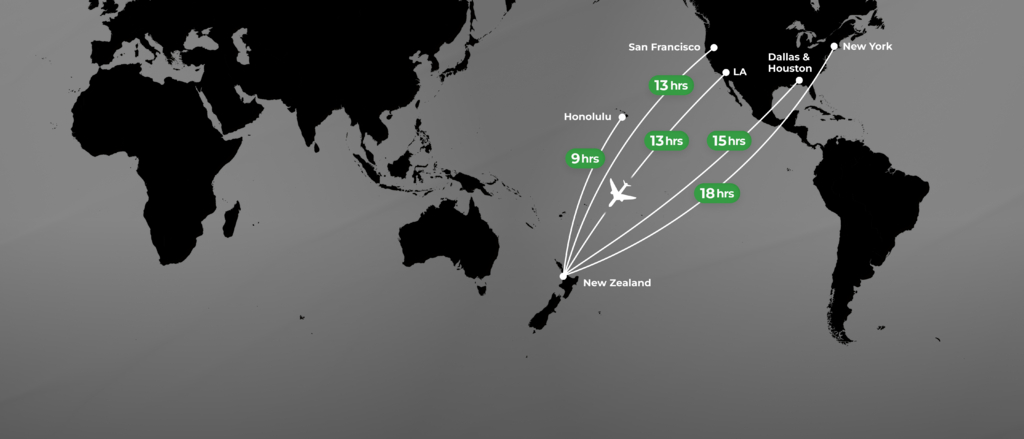 USA Flight Map