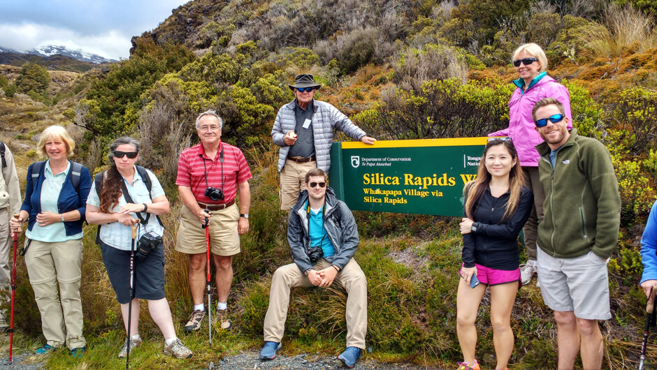 Walking in Tongariro National Park