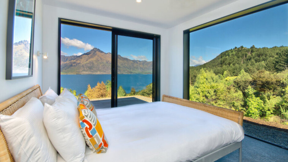 Bedroom with views